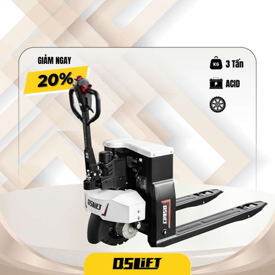 Xe Nâng Tay Điện Bánh Cao Su