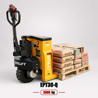 Xe Nâng Tay Điện 3 Tấn Bánh Cao Su