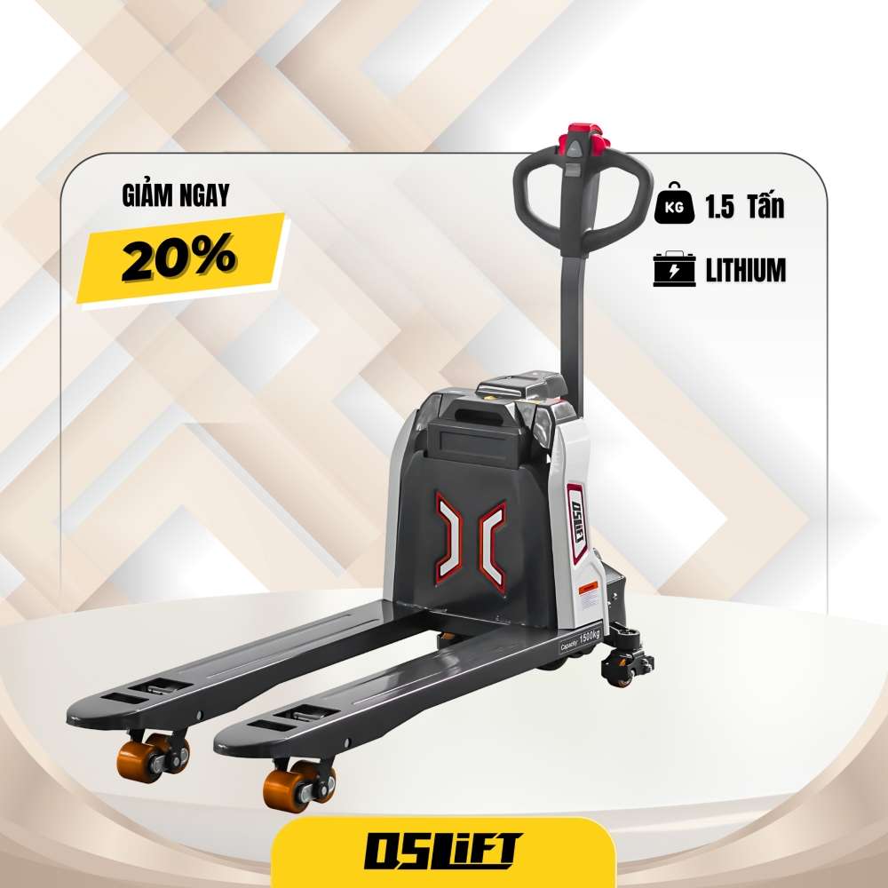 Xe Nâng Điện Thấp 1.5 Tấn Lithium