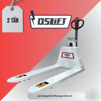 Xe nâng tay điện mini 2 Tấn có gắn cân | QSLift EPT20ES