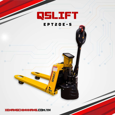 Xe nâng điện thấp 2 Tấn có gắn cân | QSLift EPT20ES