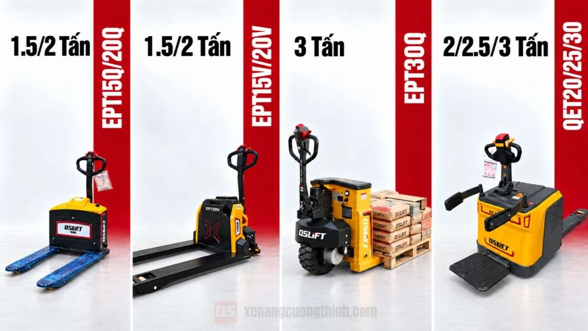 Xe Nâng Tay Điện QSLift Chính Hãng