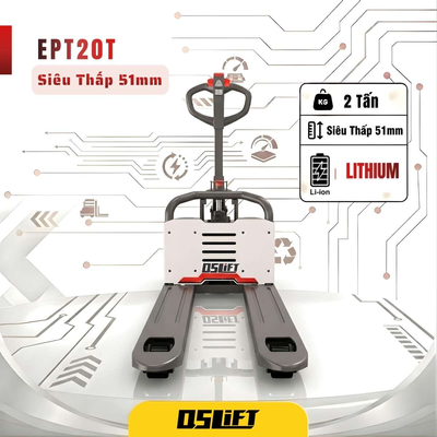 Xe Nâng Tay Điện Siêu Thấp 51mm QSLift EPT20T