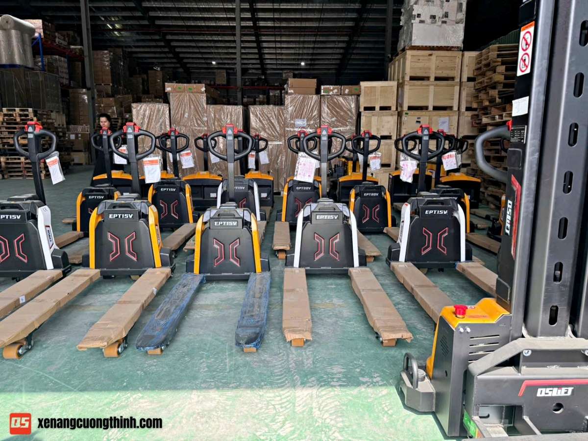 Xe Nâng Tay Điện 1.5 Tấn Lithium EPT15V
