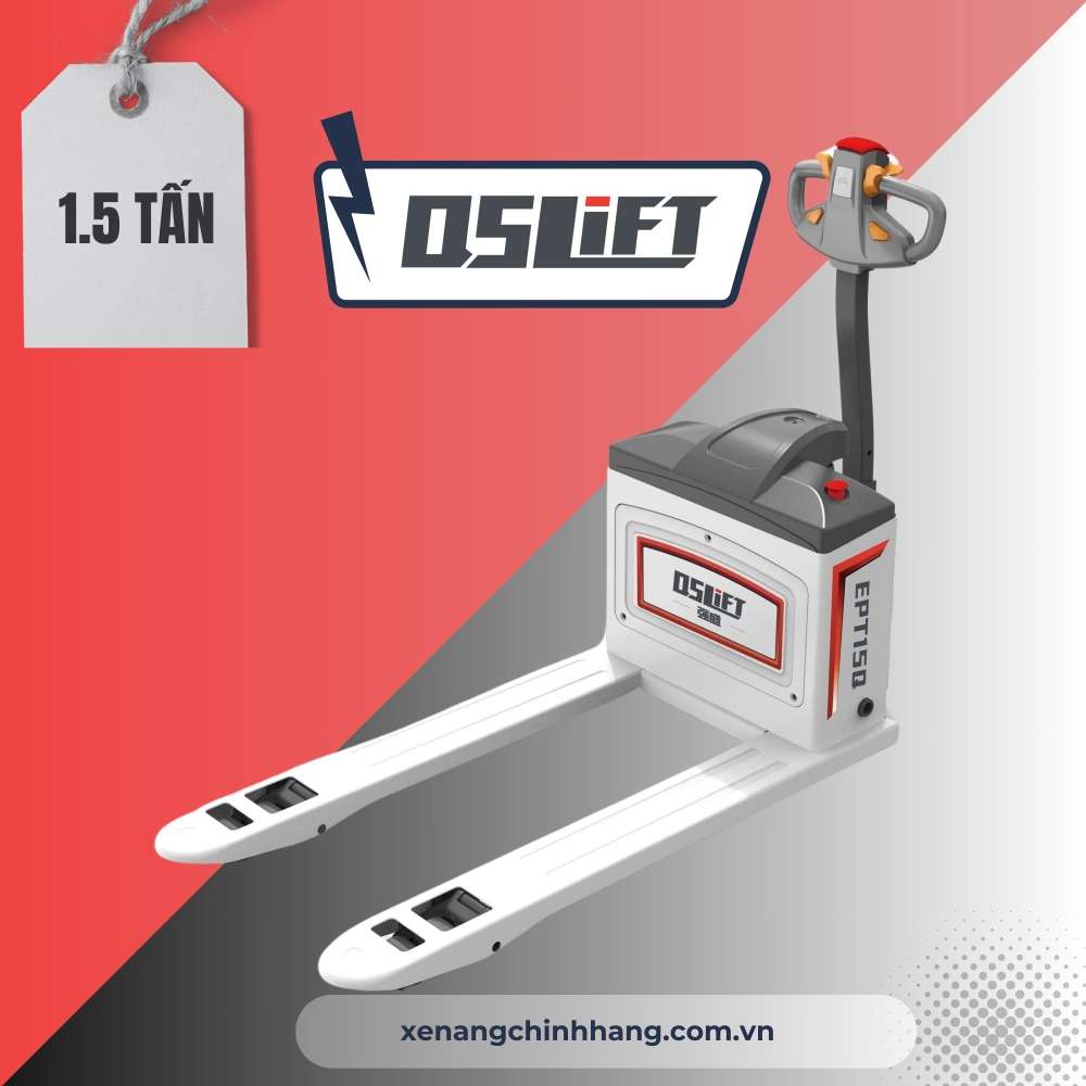 Xe nâng tay điện thấp 1.5 Tấn QSLift EPT15Q