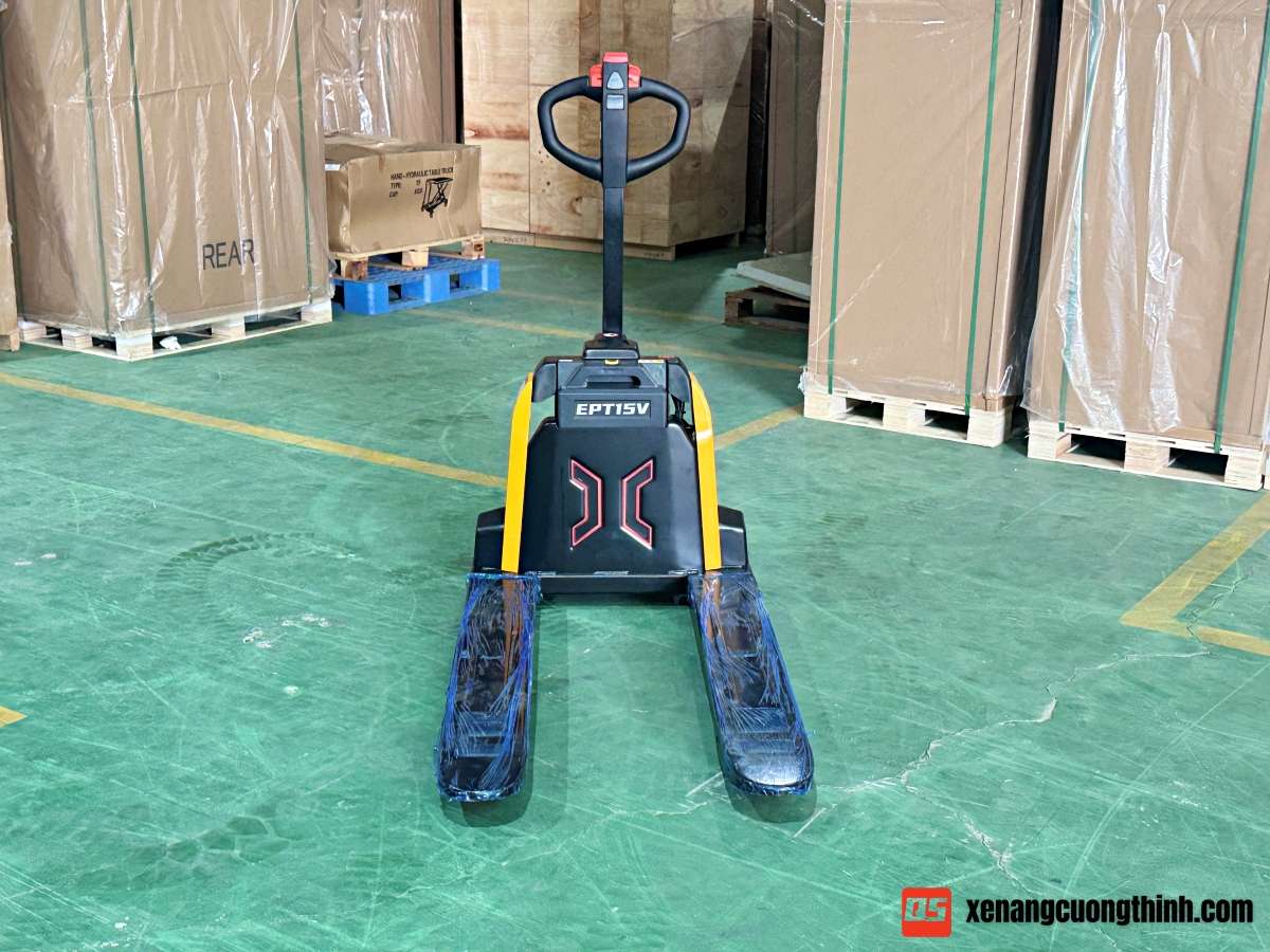 Xe Nâng Tay Điện Lithium Mini 1.5 Tấn Đi Bộ Lái - QSLift EPT15V