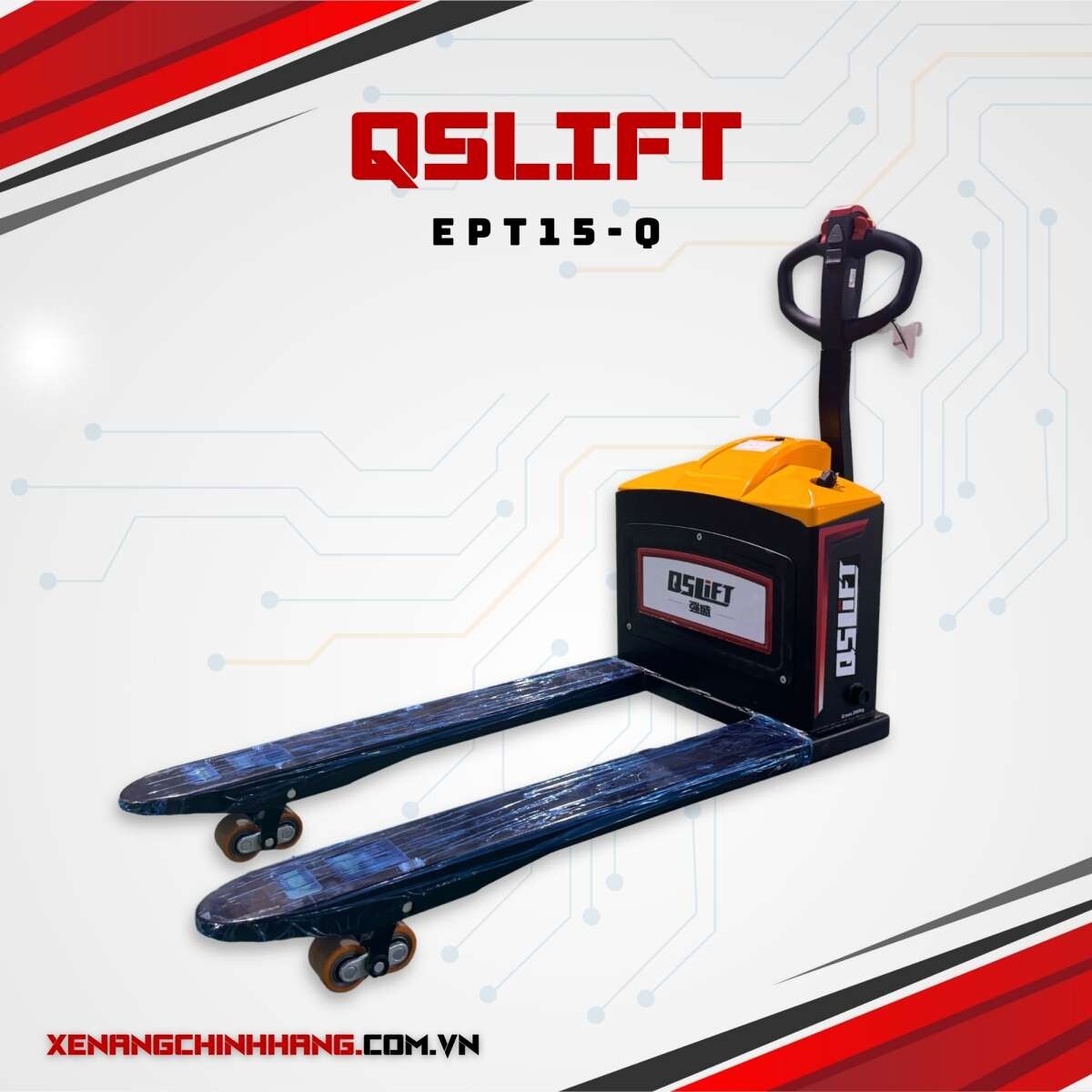 Xe Nâng Điện Thấp 1.5 Tấn QSLift EPT15Q