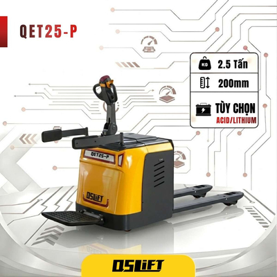 Xe Nâng Tay Điện Thấp 2.5 Tấn | QET25P