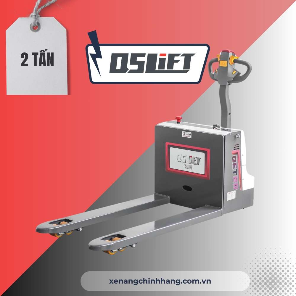 Xe nâng tay điện thấp 2 Tấn QSLift QET20