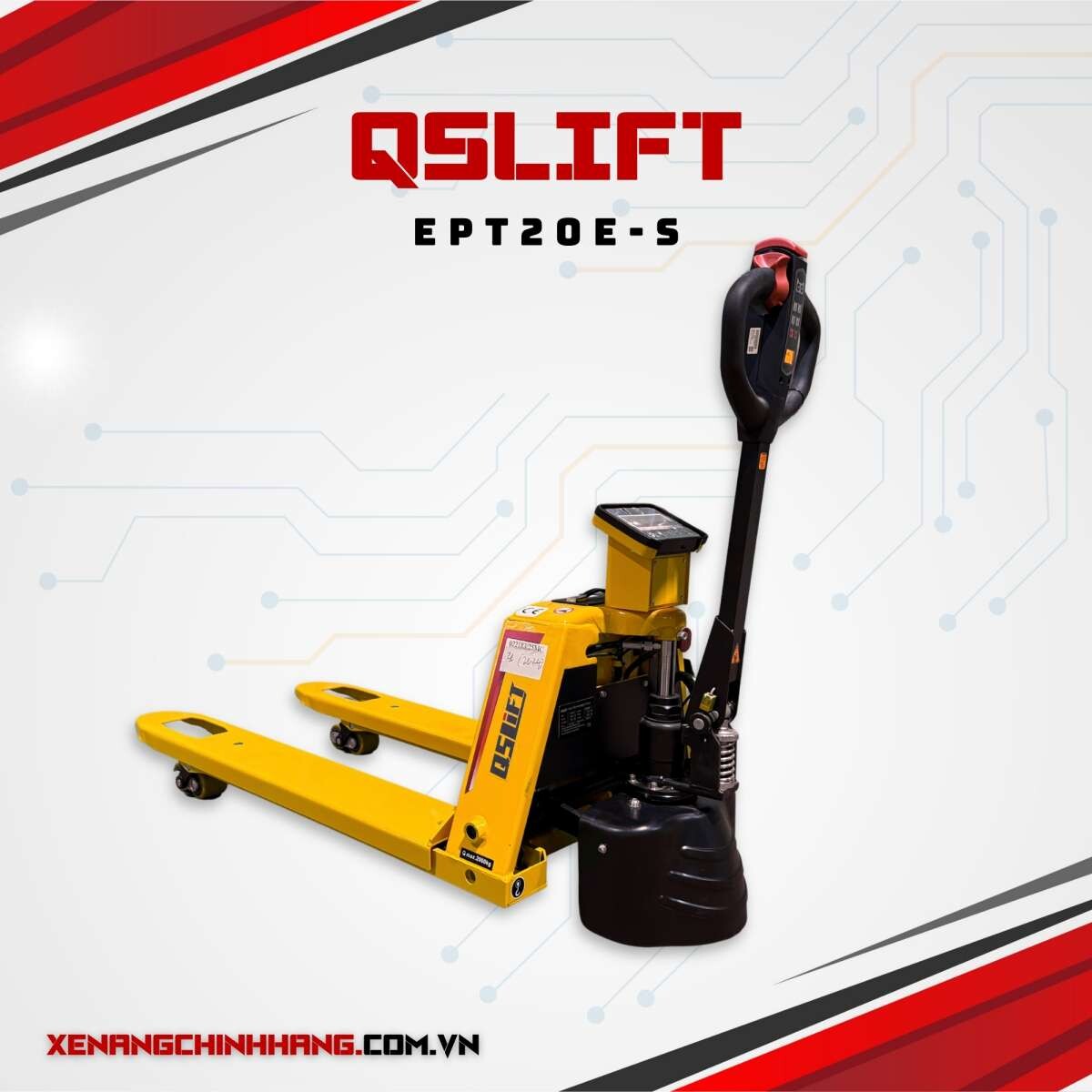 Xe Nâng Điện Thấp Gắn Cân QSLift EPT20E-S