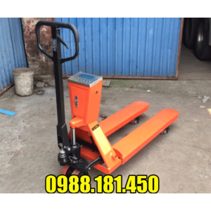 Xe nâng tay 2.5 tấn gắn cân giá rẻ tại Hà Nội