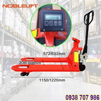 XE NÂNG TAY GẮN CÂN 2000 KG NOBLELIFT GERMANY