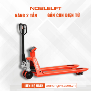 Xe nâng tay gắn cân 2 tấn HPT20S Noblelift
