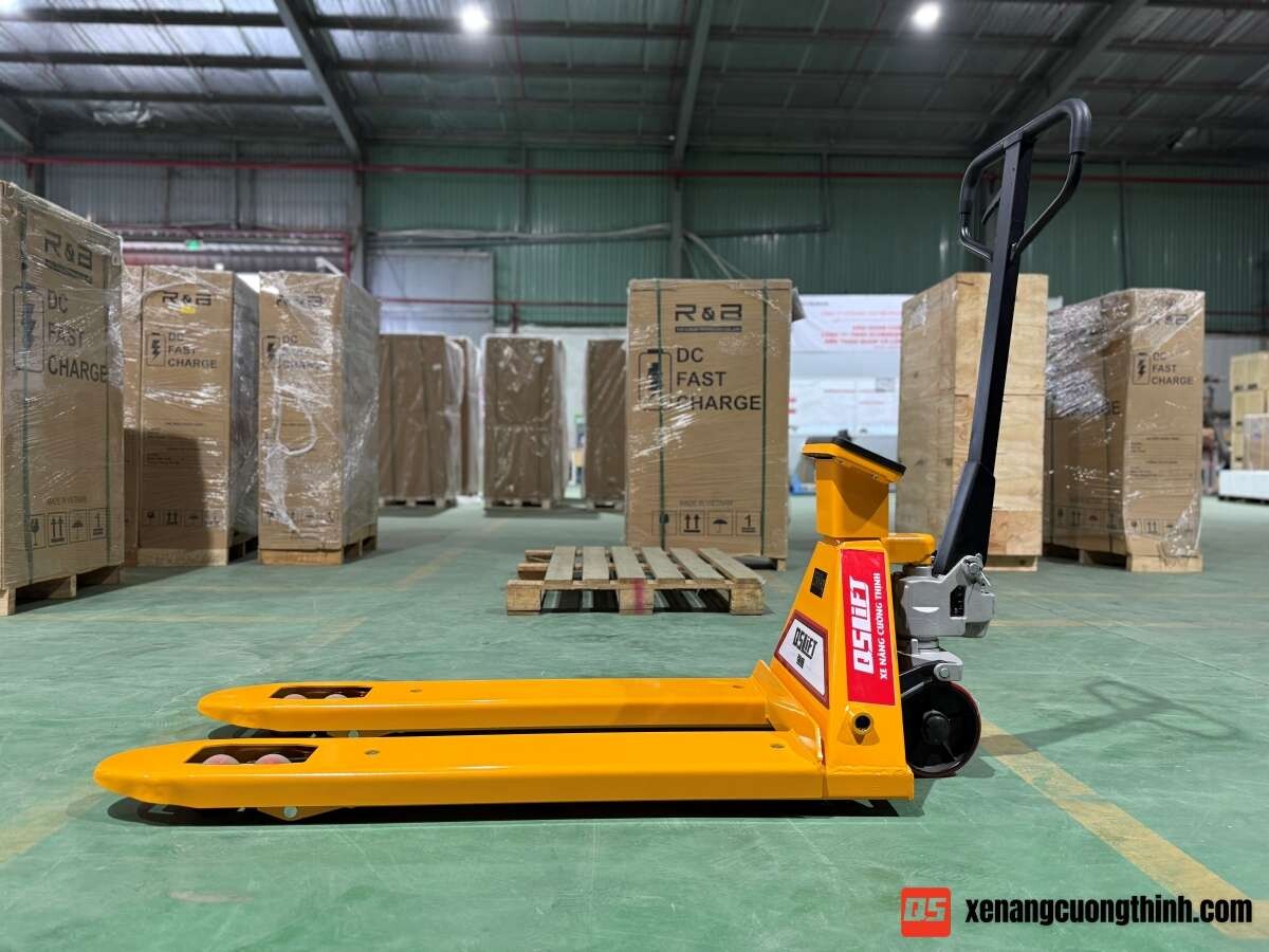 Xe Nâng Tay Có Gắn Cân Điện Tử | QSLift SHPT25