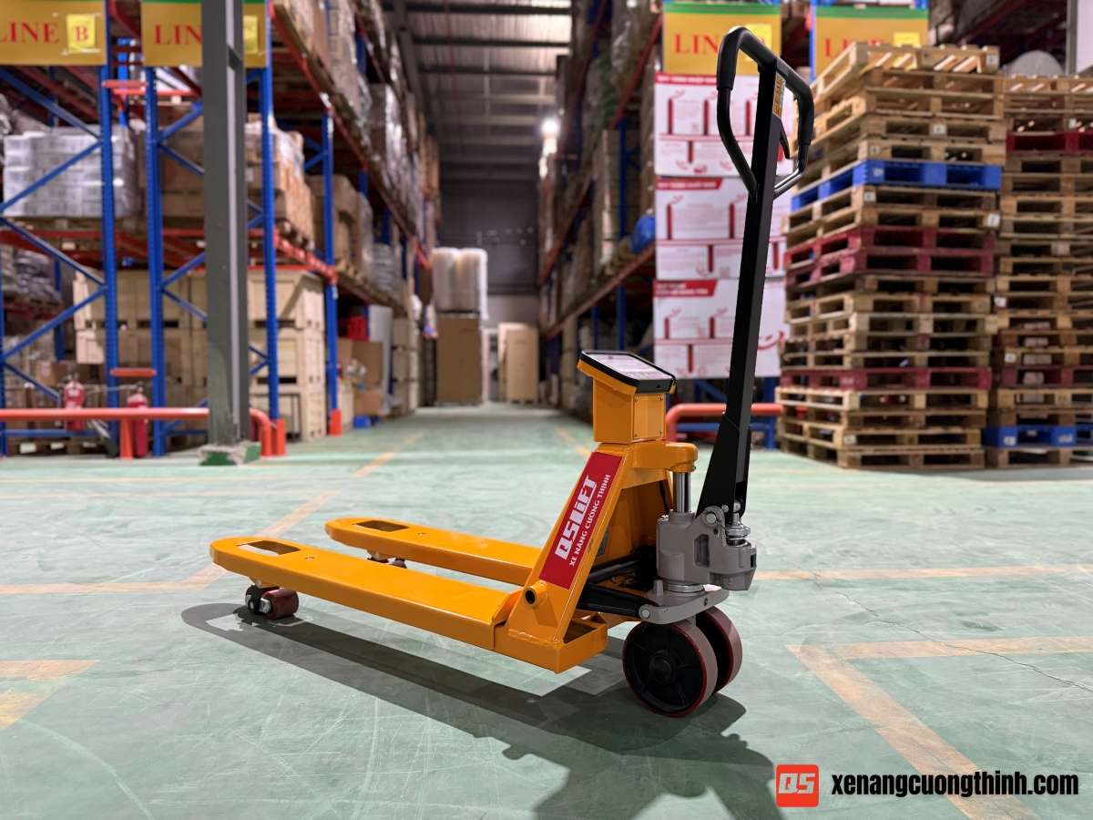 Xe Nâng Tay Có Gắn Cân | Xe Nâng Cường Thịnh