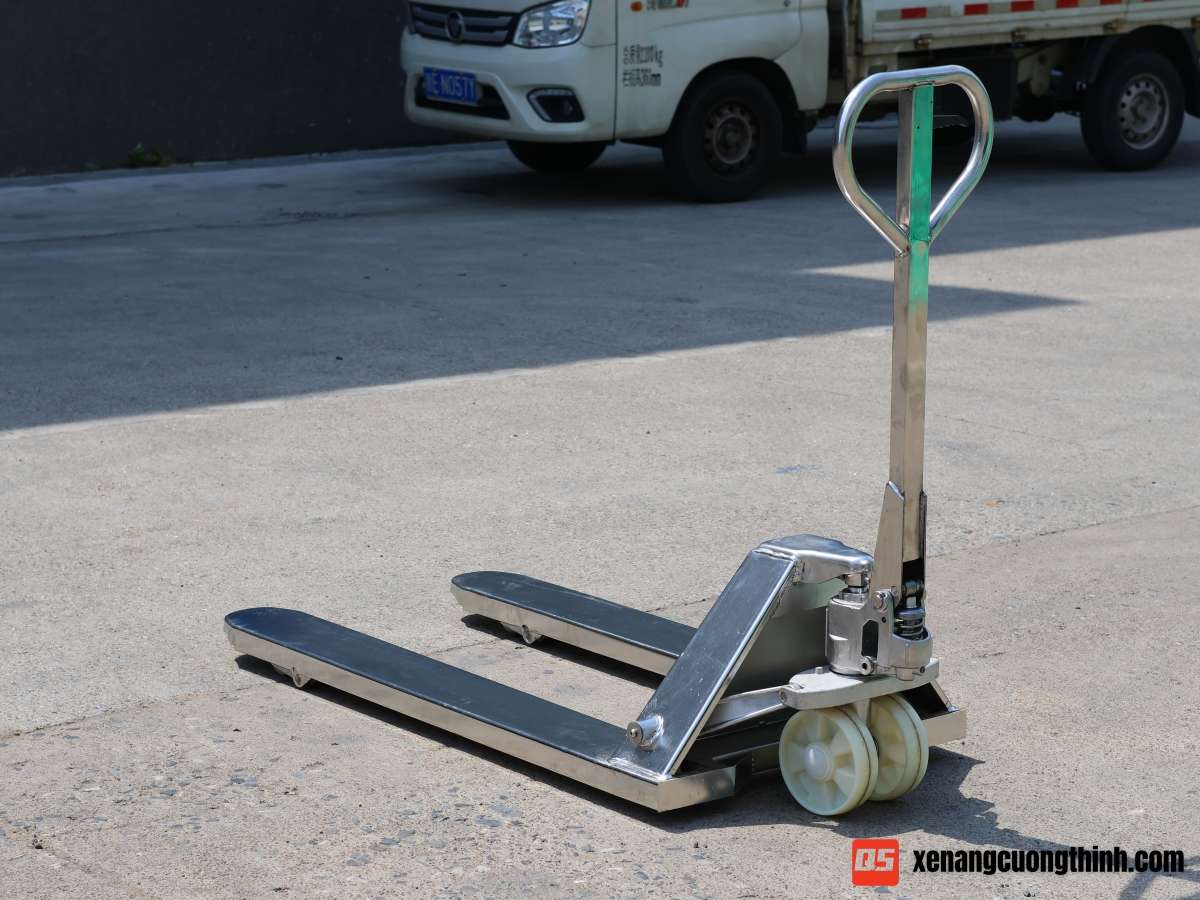 Xe Nâng Tay Inox Chống Ăn Mòn -Thép Không Gỉ - Dùng Trong Kho Lạnh