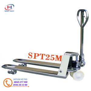 Xe nâng tay Inox model SPT25M chuyên dùng trong kho lạnh