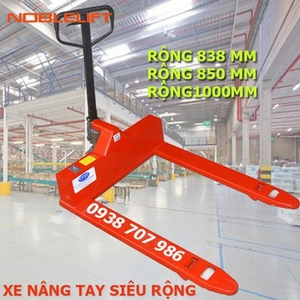 XE NÂNG TAY SIÊU RỘNG 838MM