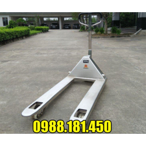 Xe nâng tay thấp 2.5 tấn mạ kẽm tại Thanh Trì giá rẻ chất lượng cao