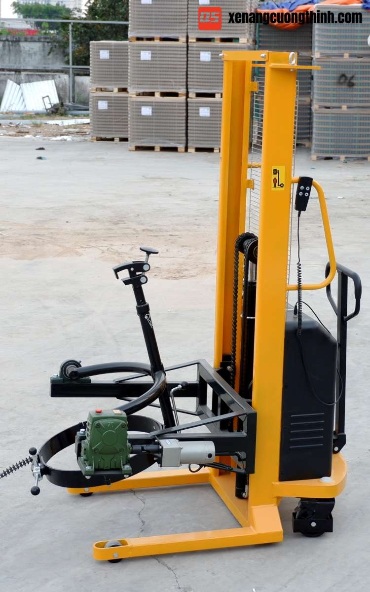 Xe Nâng Thùng Phuy Bằng Điện | Xe Nâng Cường Thịnh