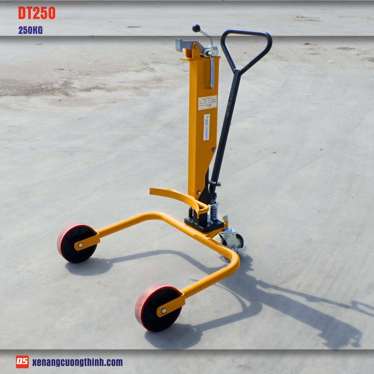 Xe Nâng Thùng Phuy Thấp 250kg DT250