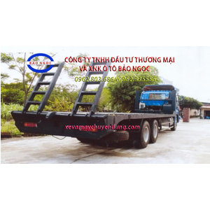 Xe nâng đầu 3 chân chở máy công trình, máy gặt thaco auman C240C