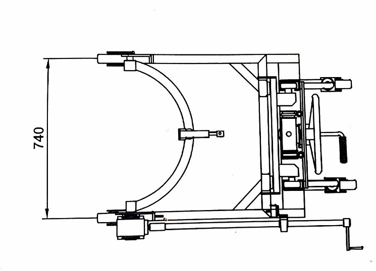 xe nâng quay đổ phuy- xe nâng quay rót phuy giá rẻ tại hcm