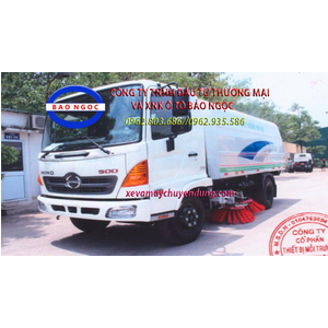 Xe quét rác hút bụi đường 4,5 khối (m3) HINO FC9JJSW