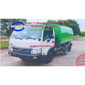 Xe quét rác hút bụi đường 4 khối hino WU 342L
