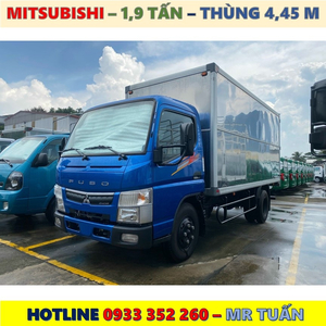 XE TẢI FUSO CANTER TF4.9 THÙNG KÍN TẢI 1,9 TẤN MỚI NHẤT