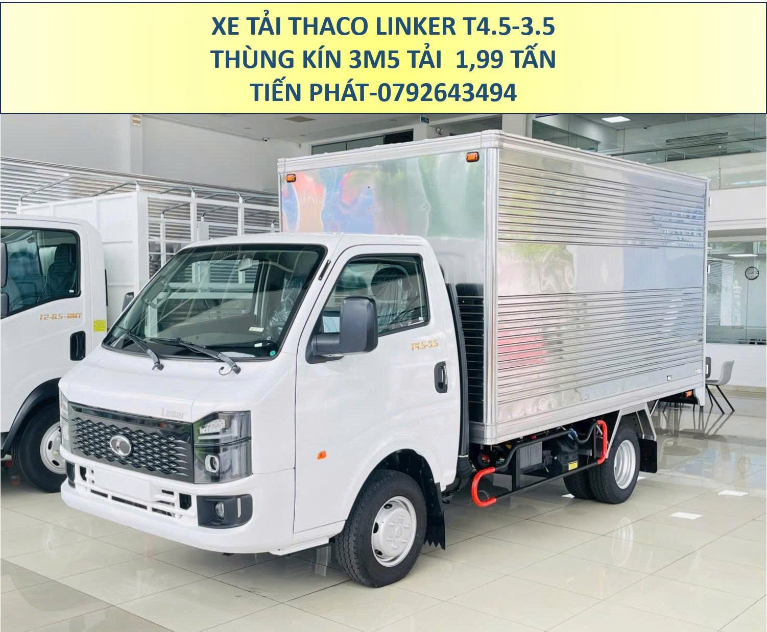 Xe Tải 2 Tấn Thùng Kín 3m5 Thaco Linker T4.5-3.5 Giá Siêu Tốt