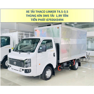 Xe Tải 2 Tấn Thùng Kín 3m5 Thaco Linker T4.5-3.5 Giá Siêu Tốt
