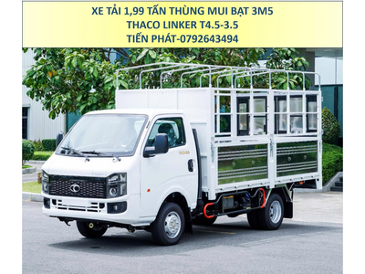 Xe Tải 2 Tấn Thùng Mui Bạt 5 Bửng 3m5 Thaco Linker T4.5-3.5 Giá Siêu Tốt