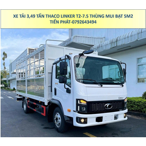 Xe Tải 3,5 Tấn Thùng Mui Bạt Thaco Linker T2-7.5 Mới