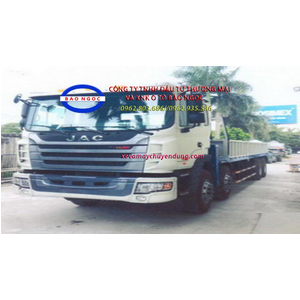 Xe tải jac 4 chân gắn cẩu TADANO 5 tấn 4 đoạn