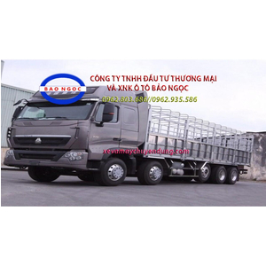 Xe tải 5 chân howo khung mui phủ bạt
