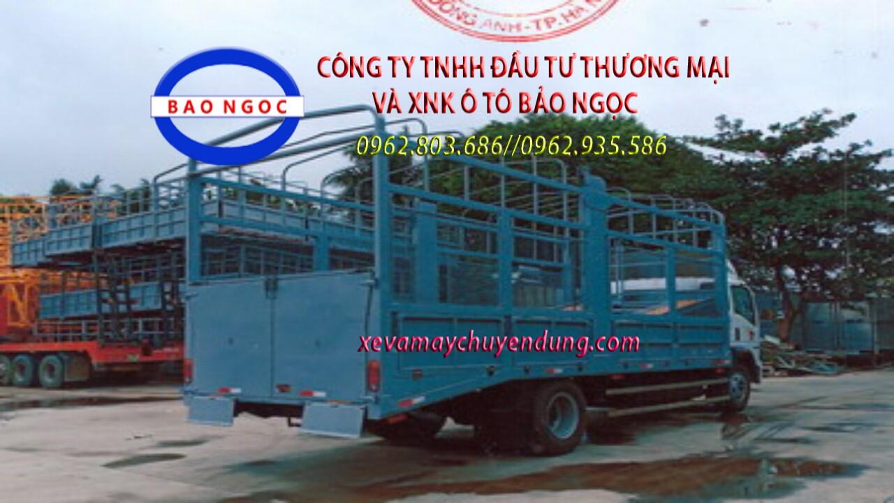 Xe tải 5 tấn tmt cửu long thùng 2 tầng chở ô tô