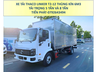Xe Tải 5 Tấn Và 8 Tấn Thùng Kín 6m3 Thaco Linker T2-12 Mới Nhất