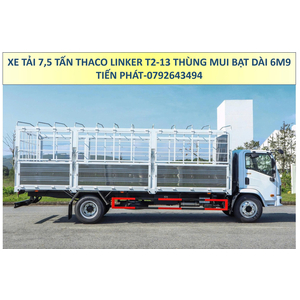 Xe Tải 7.5 Tấn THACO LINKER T2-13 Thùng Mui Bạt 6m9 Mới Nhất