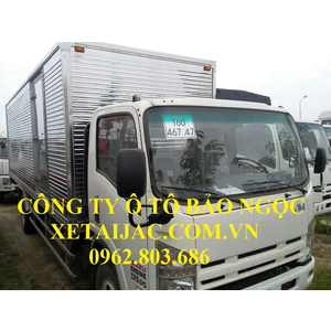 XE TẢI 8,2 TẤN ISUZU THÙNG KÍN, THÙNG KHUNG MUI PHỦ BẠT DÀI 7,1 M