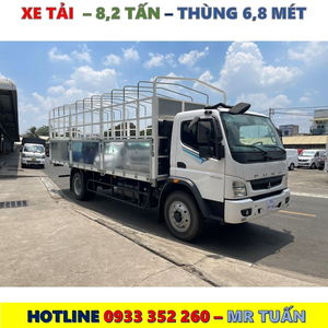 XE TẢI 8 TẤN MUI BẠT MITSUBISHI FUSO FI170L MỚI NHẤT