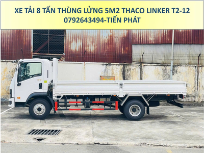 Xe Tải 8 Tấn Thùng Lửng 5m2 Thaco Linker T2-12 Mới Nhất