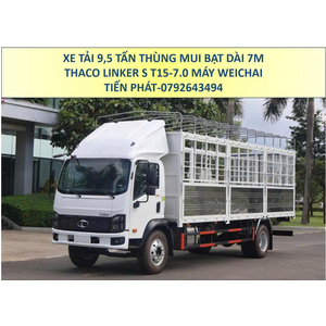 Xe Tải 9,5 Tấn Thùng Mui Bạt 7m Thaco Linker S T15-7.0 Mới Nhất