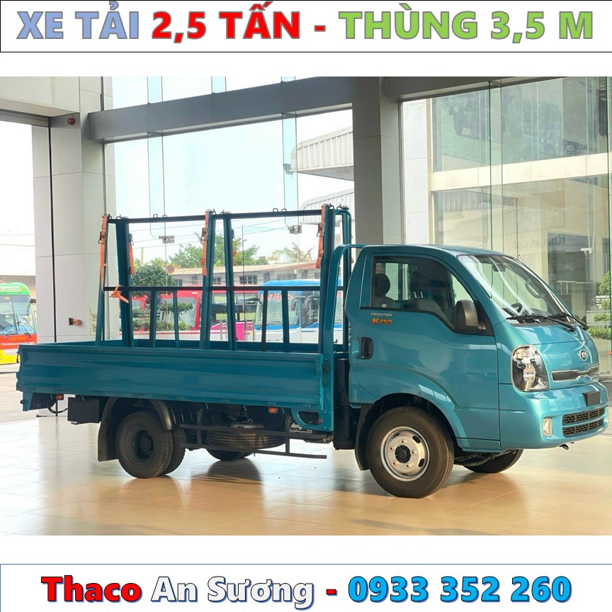 XE TẢI CHỞ KÍNH KIA K250 MÁY HUYNDAI NHẬP HÀN QUỐC MỚI NHẤT