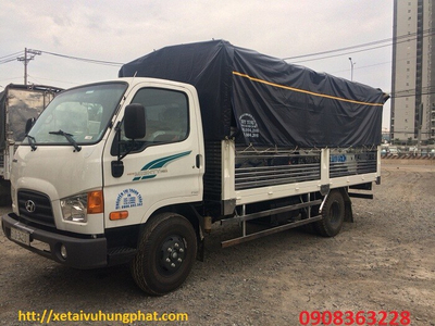 Xe tải HYUNDAI NEW MIGHTY 110S 7 Tấn Thùng mui bạt
