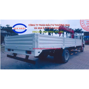 Xe tải isuzu 8 tấn gắn cẩu unic 3 tấn