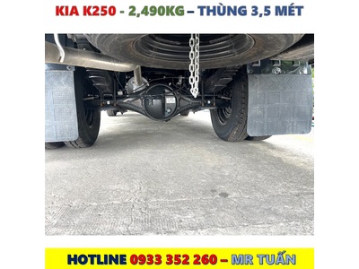 XE TẢI KIA K250 THÙNG BẠT MỚI NHẤT