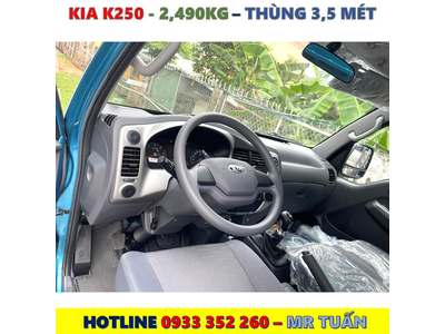 XE TẢI KIA K250 THÙNG BẠT MỚI NHẤT