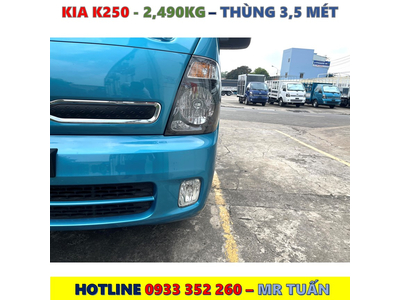 XE TẢI KIA K250 THÙNG BẠT MỚI NHẤT