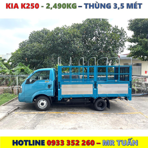 XE TẢI KIA K250 THÙNG BẠT MỚI NHẤT